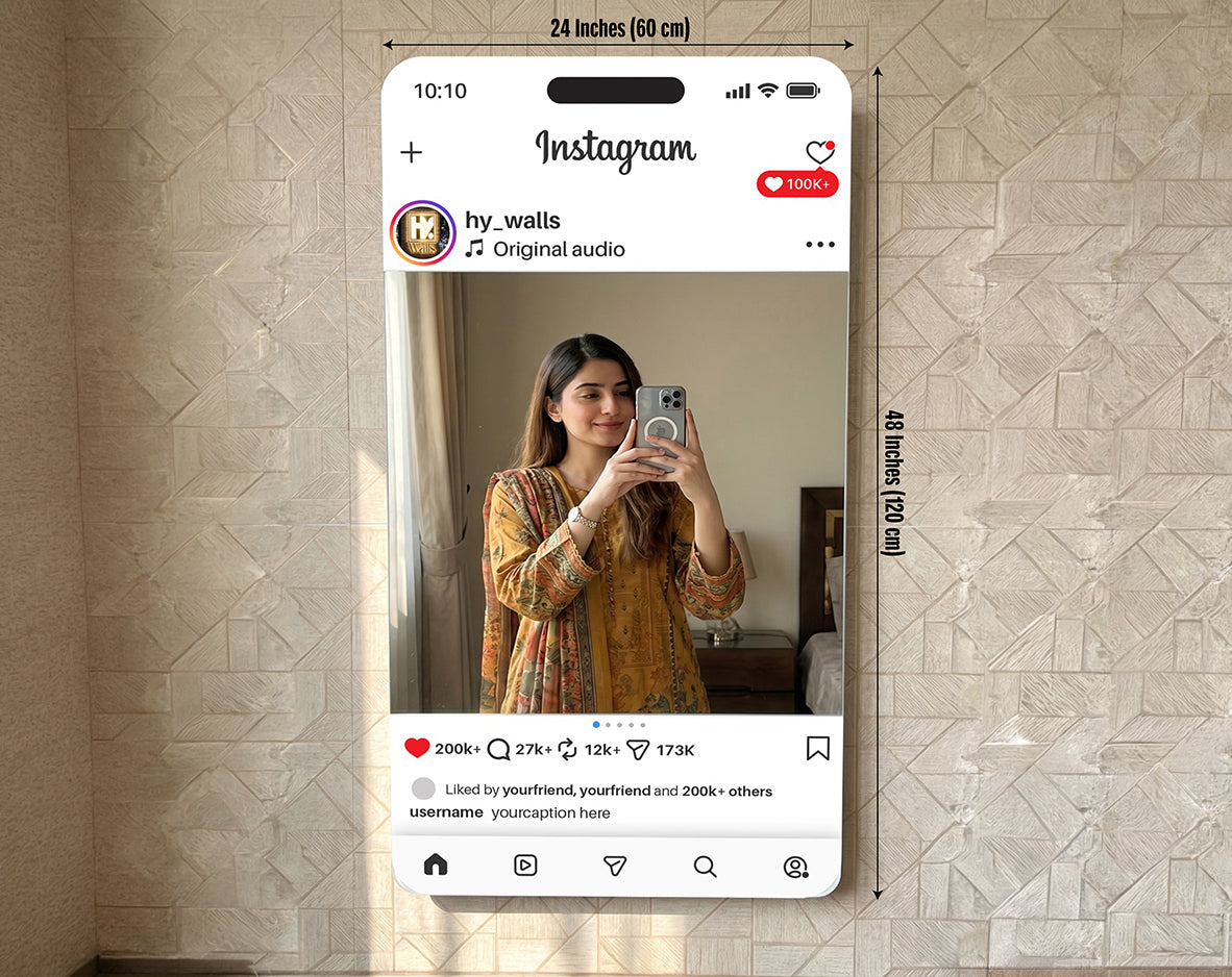 Insta Mirror Photo Frame