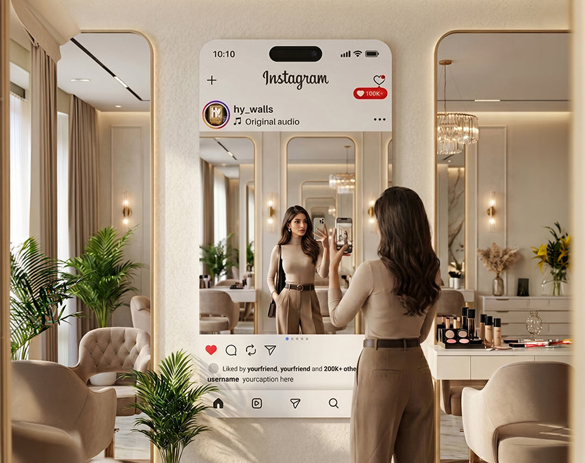 Insta Mirror Photo Frame