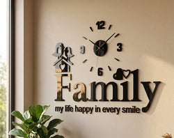 Premium Family Wall Clock