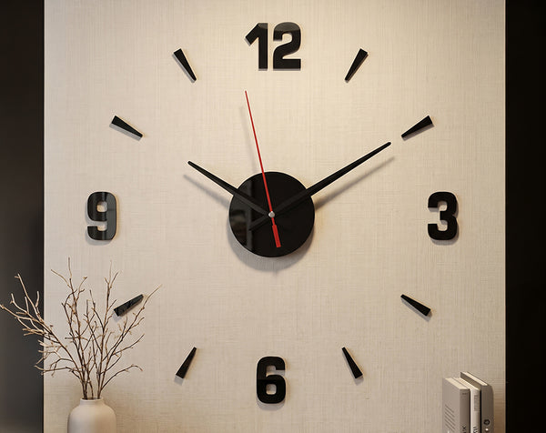 Modern 3D Acrylic Wall Clock – Minimalist Designer Clock
