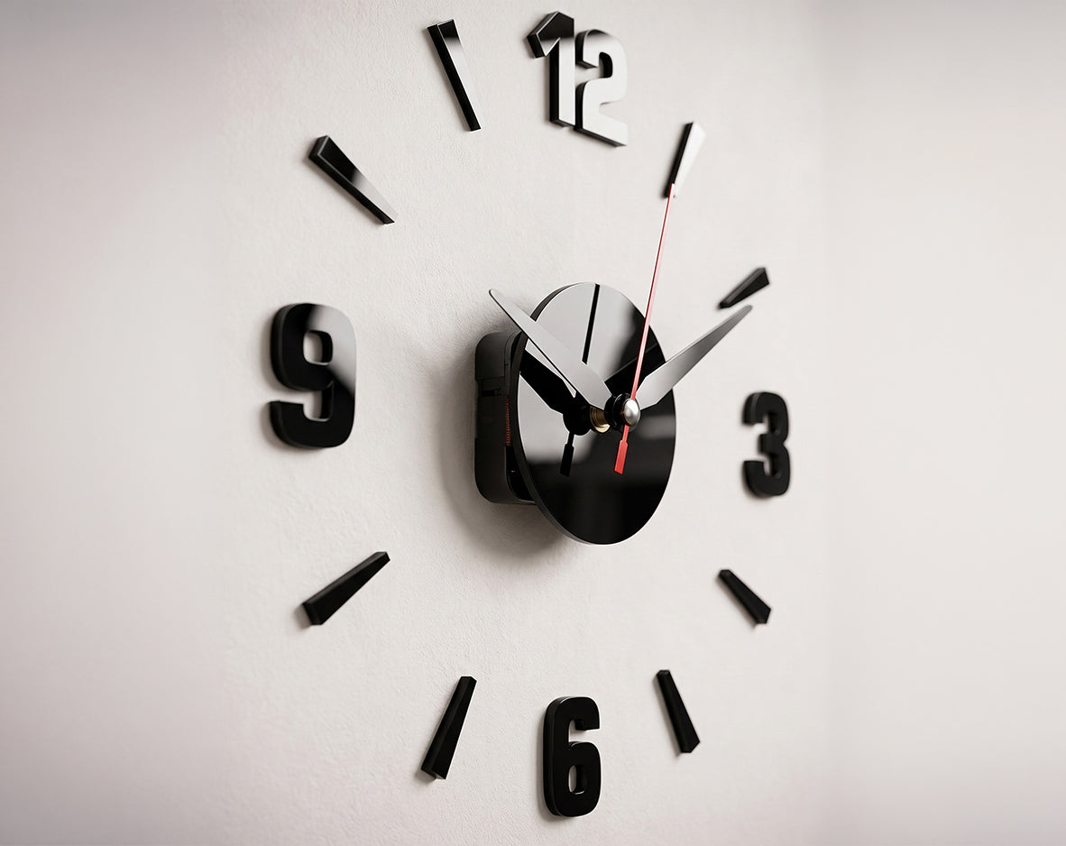 Modern 3D Acrylic Wall Clock – Minimalist Designer Clock